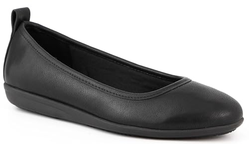 LONDON FOG Womens Baden Ballet Flats Comfortable Everyday Ballet Shoes for Women