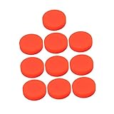 Milisten Standard Hockeypucks 10 Stück Mit Dichter Oberfläche Und Umlaufender Textur Langlebig Für Eishockeyplätze in Kanada Und Usa Für Kinder Und Erwachsene Orange