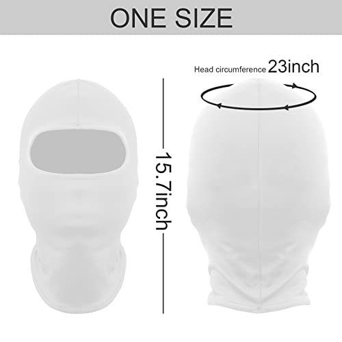 Ski Mask For Men Women, Balaclava Face Mask Men, Pooh Shiesty Mask, Balaclava Ski Mask, Full Face Mask For Cycling, Climbing, Running, Hiking, Outdoor Sports, Motorcycle And Uv Protection (White) #TOP4