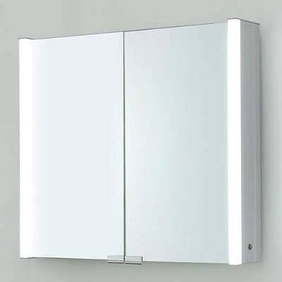 Design Spiegelschrank mit Aluminium-Korpus vertikalen Acryl
