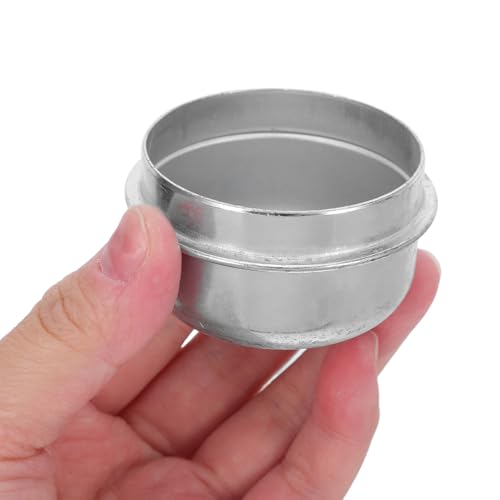 Cabilock 4 Tapas Antipolvo para Cojinetes de Remolque 50 Mm, Protector Metálico para Cubo de Rueda, Cubierta Sellada Resistente Corrosión, Compatible Remolques y Vehículos