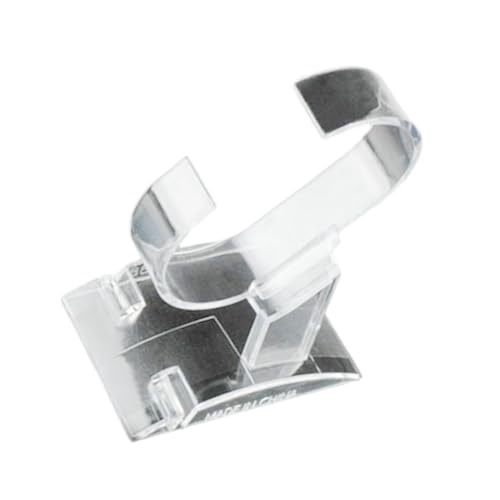Kangnice Fashionable C Shape Watch Holder Clear Sturdy Stand Decopration for Displaying Bracelets and Jewelry Storage
