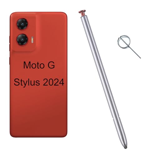 G Stylus 5G 2024 Pen Replacement for Moto G Stylus 5G 2024 Stylus Pen Replacement for Motorola Moto G Stylus 5G 2024 XT2419 All Version S Pen + Eject Pin (Scarlet Wave)