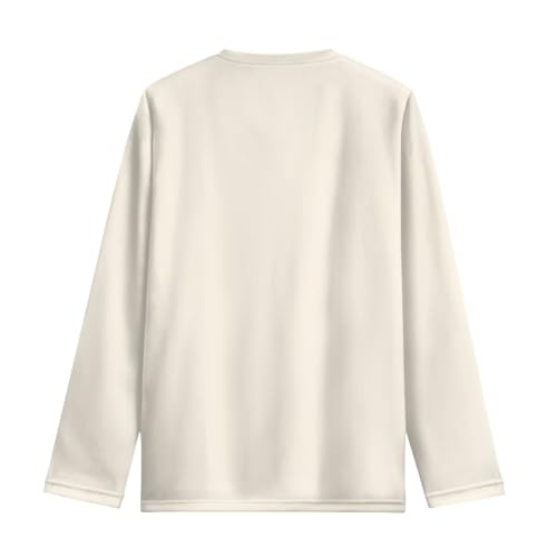 Image of Girls Long Sleeve Shirt with Cute Graphic Casual Pullover Tops 3-16Y