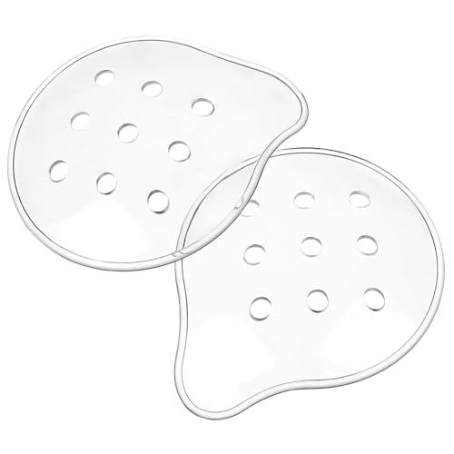 Dimeho 9-Hole Plastic Eye Patch 2 Pcs Clear Eye Patches Breathable Ventilated Eye Covering After Surgerys Eye Protection for Cataract Recovery Cover