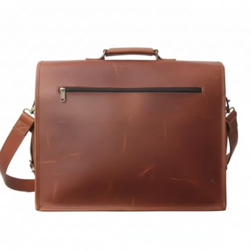 Bolso Messenger de Cuero 18 Pulgadas Vintage para Laptop miniatura 5