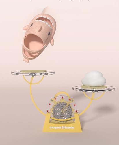 Generic Kids Shark Slides Glow in The Dark, Cloud Shark Slides Angler Fish Slides Glow in the Dark, Luminous Shark Slippers, Blue2