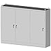 Saginaw Enclosures, SCE-72XM3EQ18, Free Standing Flange Disconnect Enclosure, 72H x 99.5W x 18D, 3 Door, Nema 3R,12,13, Metal
