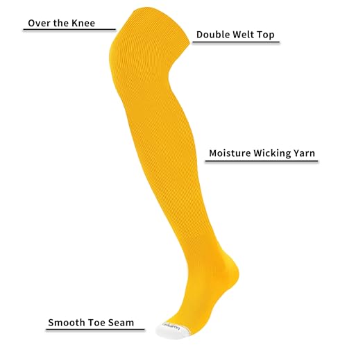 Image of Elite Baseball /Softball Socks Over The Knee, Extra Long Football Socks