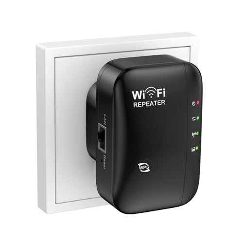 Amplificatore WiFi, Ripetitore WLAN 300 Mbit/s 2.4 GHz, Amplificatore WiFi