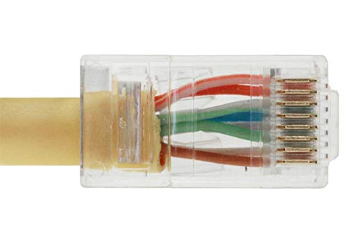 Cable de red Cat 5E UTP amarillo 61 m miniatura 1