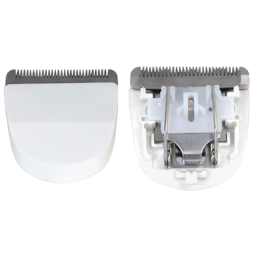 2 Pack Professional Snap On Clipper/Trimmer Blade(White), 4 Pack Attachment Comb Cutting Guides for Wahl Peanut Hair Clipper 8685, 8655, 8663, 8685-1701
