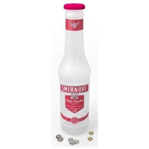 Comfyfit Large Stylish Money Bottles Moneyboxes Box Coins Notes Tin Plastic Piggy Bank 60CM/2FT (SMIRNOFF)