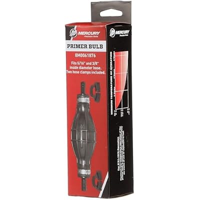 Mercury 8M0061876 Primer Bulb for 5/16 (8mm) Inside Diameter Fuel Lines