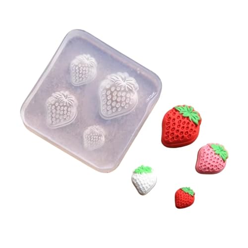 Silikonform für Bastler, kompliziertes Gebäck und Erdbeer-Snacks, Zubehör für Backschmuck