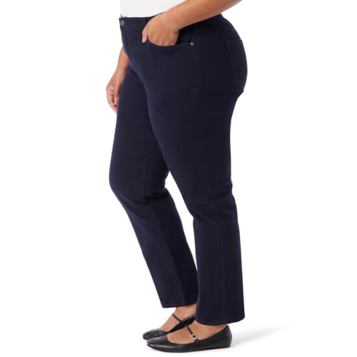 Image of Gloria Vanderbilt Womens Amanda Classic High Rise Tapered Jean Petite