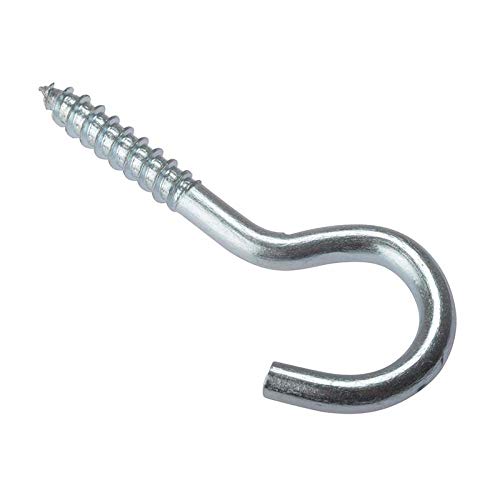 Forgefix SH10018M Screw Hook, Zinc Plated