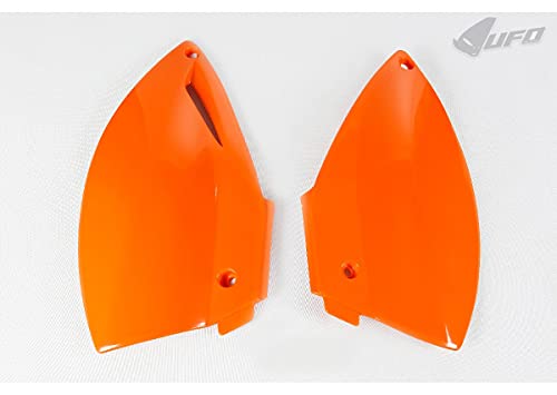 Flancs latéraux orange UFO PLAST haute résistance pour carénage KTM SMC 660 cross et enduro