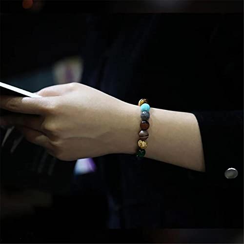 F Fityle Pulseiras unissex Galaxy Solar System Planet Energy para uso diário, não disponível,