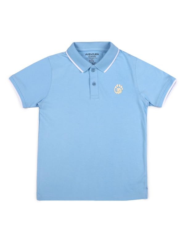 Image of Aventura Boys Polo T-Shirt Combo Pack of 2 - 100% Cotton Half Sleeve Collar T-Shirts for Boys (Age 5-12 Years)