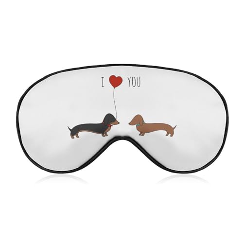 アイマスク 睡眠用 ダックスフント 犬柄 愛の風船 立体型 目隠し 強い あいますく 遮光デザインアイマスク 睡眠対策 遮光 通気性対策 遮光 通気性 快眠 安眠マスク 圧迫感なし 仮眠 瞑想 昼寝 学校 飛行機 出張 旅行用 昼休み 就寝前 プレゼント