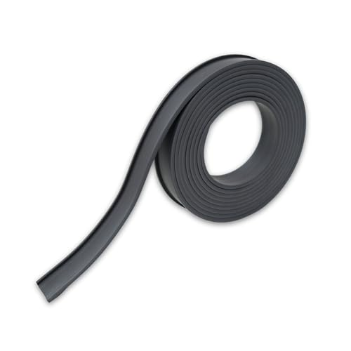 MagFlex® - Portaetiquetas magnéticas de perfil C de 20 mm de ancho, 2 metros de longitud para un fácil etiquetado y organización, ideal para estanterías, contenedores y almacenamiento, tiras