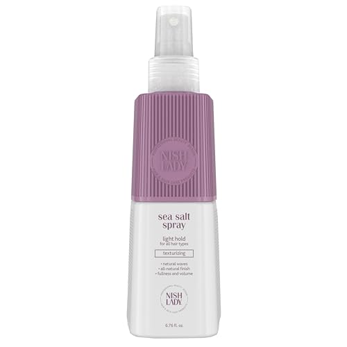 Nishlady Light Hold Sea Salt Hair Spray 200 ml - Spray De Peinado Con Sal Marina De Fijación Media