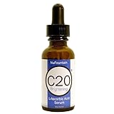 NuFountain C20 HAND CRAFTED 20% L-Ascorbic Acid Brightening Serum. 1 Fluid Ounce. Made Fresh When Ordered