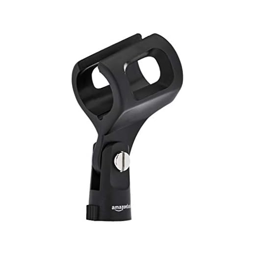 Amazon Basics Microphone Clip - Large Barrel Style - Single