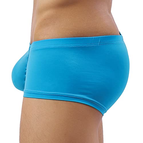 Faringoto Men's Shorts Men Gay Underwear Ice Silk Breathable Slip Boxershorts