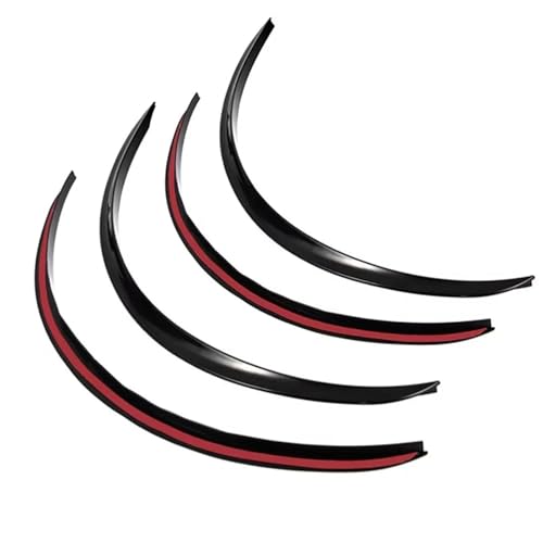 �T�C�h�t�F���_�[ ���j�o�[�T�� 4PCS �� �g���b�N �{�f�B �t�F���_�[ �t���A �S�� �z�C�[�� �A�[�` �A�C�u���E ���b�v ���h�~ �X�g���b�v �X�e�b�J�[ �}�b�h�t���b�v �K�[�h �g���� �t�F���_�[���[��(Glossy Black)