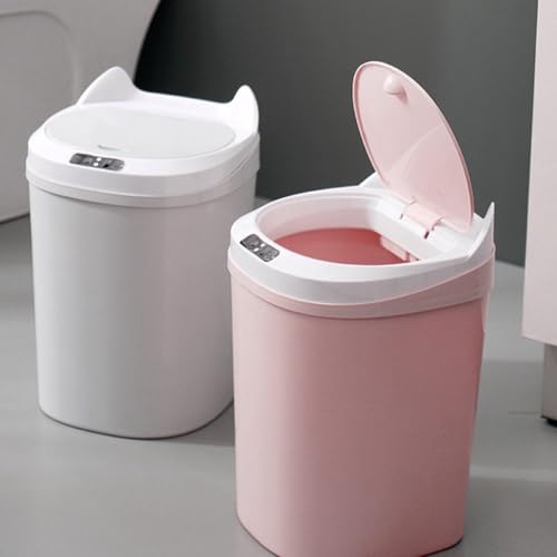 Bote de basura inteligente 17l recargable con sensor y tapa miniatura 4