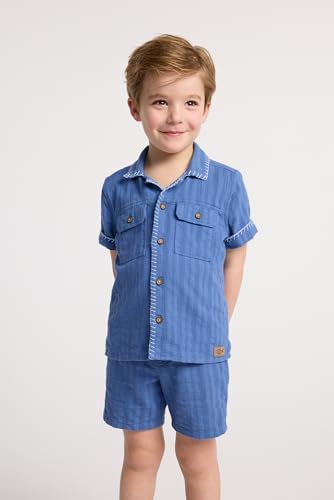 Image of Gymboree,Matching Family Short Sleeve Button Up Shirt