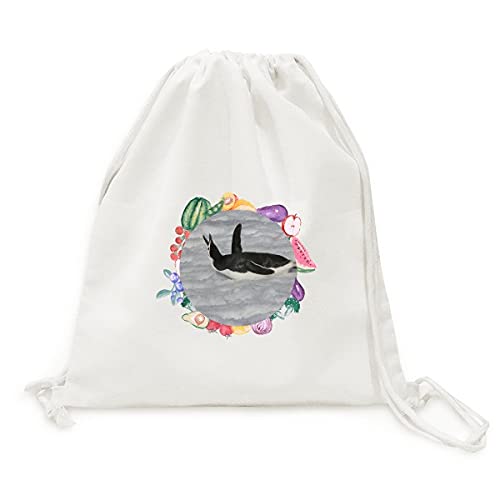 Sac en tissu pliable avec sangle photo pingouin de l'antarctique