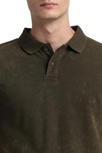 Image of Dennis Lingo Men's Cotton Printed Slim Fit Button-Down Short Sleeve Polo Tshirt