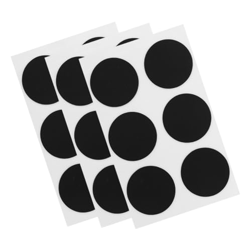PLAFOPE 18pcs Self-Adhesive Tire Repair Patch Kit Easy to Use Heavy Duty Patch for Bicycles Black