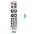 A-TV2 Universal TV Remote Control Applicable for TCL Vizio Polaroid Toshiba Philips Sharp Sony Dynex Element Hisense Emerson Samsung Sanyo Funai Hitachi Insignia JVC LG Magnavox RCA Westinghouse TV
