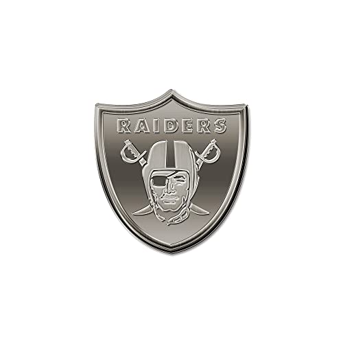 Image of Rico Industries NFL Football Standard Oval Antique Nickel Auto Emblem for Car /Truck /SUV