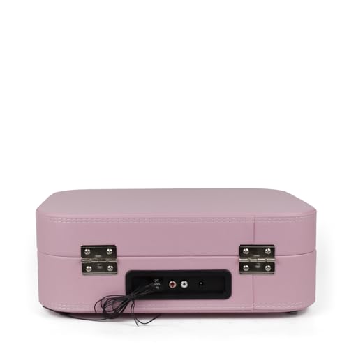 PRIXTON VC600 – Platine Vinyle Tourne-Disque Vintage, Lecteur de vinyles et de Musique Via Bluetooth et USB, 2 Haut-parleurs intégrés, Design Mallette, Couleur Lilas - Les Beatles, Paul McCartney, John Lennon, RIngo Starr, George Harrison PRIXTON VC600 - Platine Vinyle Tourne-Disque Vintage, Lecteur de vinyles et de Musique Via Bluetooth et USB, 2 Haut-parleurs intégrés, Design Mallette, Couleur Lilas – Image 8