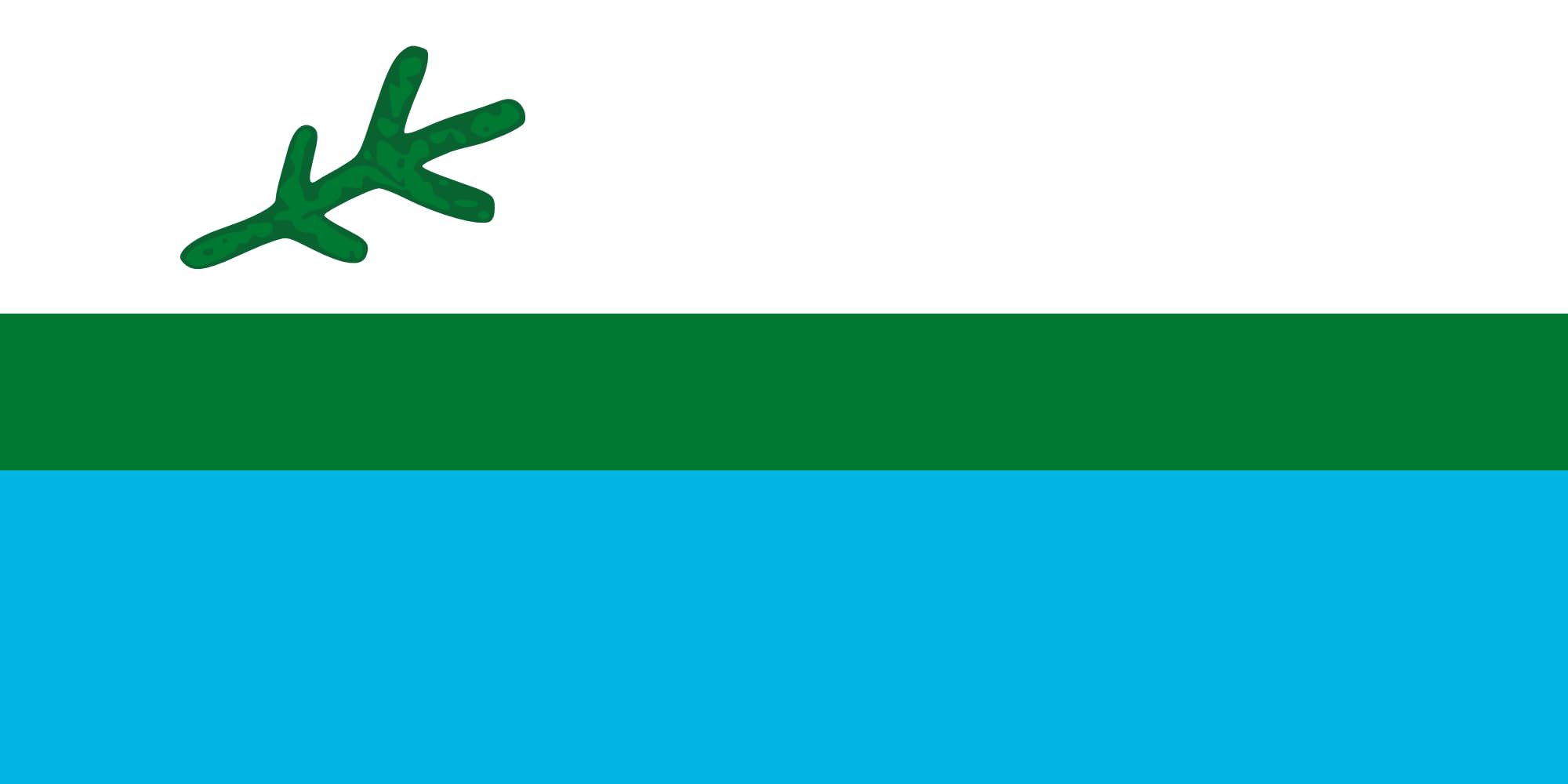 Drapeau Labrador 80x160cm de 1.35m² au format grand paysage