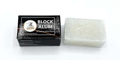 Classic Samurai Block Alum Post-Shave Stone 2.48oz