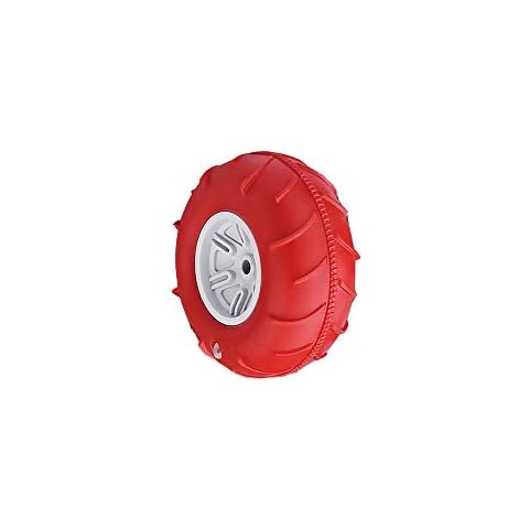 MaxTronic Spare Rubber Tire for Waterproof RC Car (Red-Left) Cover