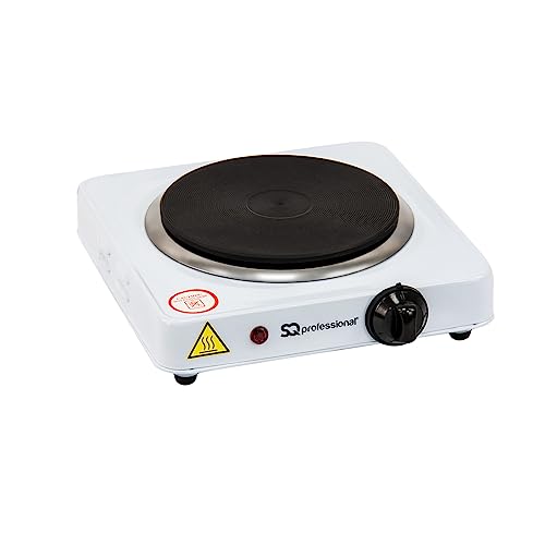 SQ Professional Electric Hot Plate, 1000W, White