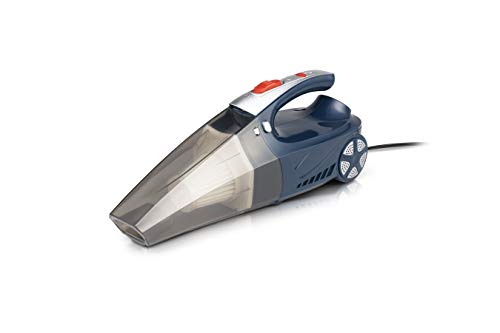 Preisvergleich Produktbild WOLFGANG Multifunktionaler Autostaubsauger mit Kompressor und digitaler Anzeige, Handstaubsauger für das Auto mit 4 Funktionen, Staubsaugen, Reifen aufpumpen, Reifendruck messen, LED Licht, 120 W