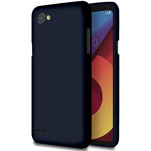 United Case Funda móvil para LG Q6 | TPU| Azul Marino Bordes Protegidos | Anticaída