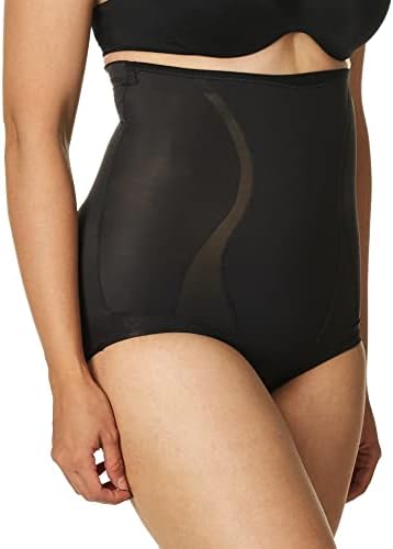 Maidenform womens Maidenform Firm Foundations Hi-waist Shapewear Brief, Black, Small US