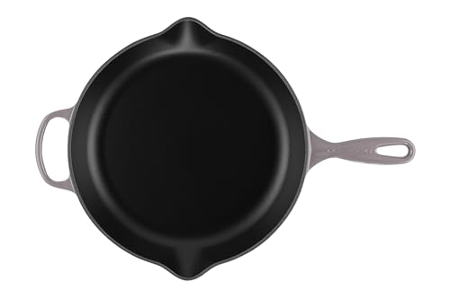 Image of Le Creuset Enameled Cast Iron Signature Round Skillet, 11.75 inch, Oyster