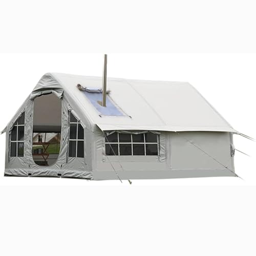 Carpa inflable para camping para 6-8 personas 4 estaciones 385x260x200cm miniatura 1