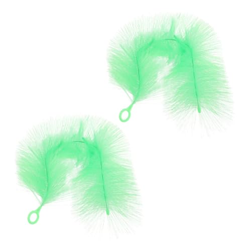 2pcs Fish Breeding Grass Aquarium Decor Plastic Plants for Fry and Fish Eggs Protection, Maximizes Surface Area for Egg Attachment, Suitable for Freshwater and Saltwater Aquatic