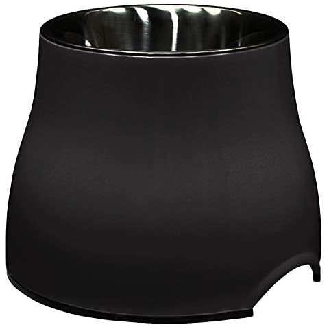 Dogit 2-in-1 Elevated Dog Bowl, Black Cover